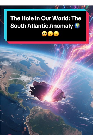 The Hole in Our World: The South Atlantic Anomaly 🌍😮😮#StrangeAndUnexplainedFiles #Documented #SpaceMystery#NASA#SpaceRadiation