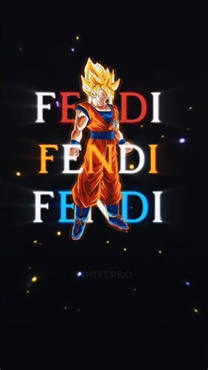 Son Goku Edit || Fendi Trend 🗿 ||Dragon Ball Edit #goku #dragonball|| FENDI 2