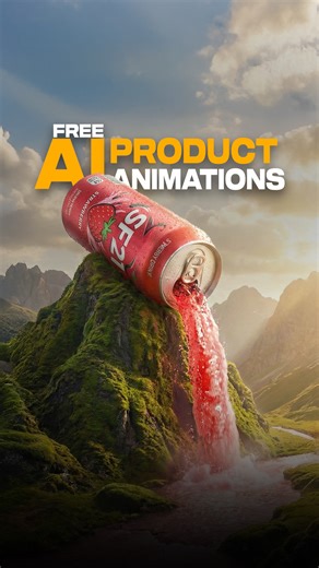 Simone Ferretti | AI Content Creator on Instagram: "Comment “AI” and I’ll send you the full guide! Create high-quality product animations for free using MidJourney for the image and Whisk for the animation."