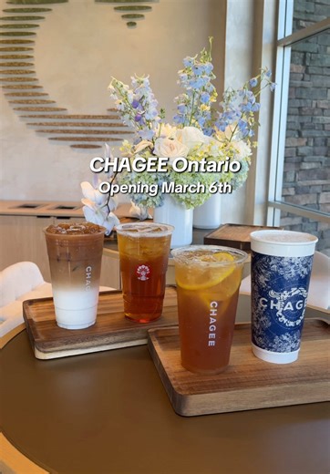 New Modern Teahouse in the Inland Empire! CHAGEE is an elevated teahouse with over 7,000 locations globally. So excited that CHAGEE is opening its newest location here in the IE. Their interior is absolutely beautiful and CHAGEE is the perfect hangout spot to unwind and relax with friends. You won’t want to miss out on their Grand Opening this weekend Grand Opening details: 📍 CHAGEE Modern Teahouse 929 N. Milliken Ave, Suite 103 Ontario, CA 91764 🗓 March 6–8 🫖 First 200 people each day get a 