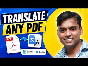 How to Translate Any PDF for Free Using ChatGPT & Google Gemini AI (2026)