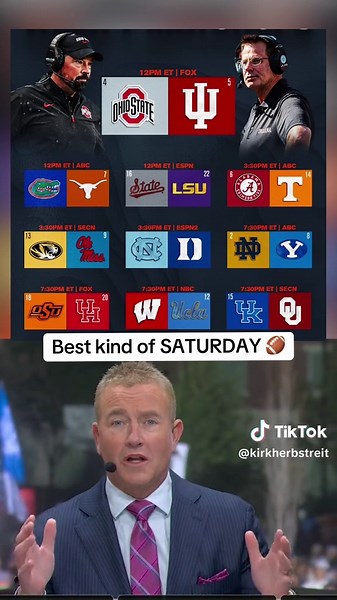 It’s one of those Saturdays 📺🏈 | ohio state vs indiana