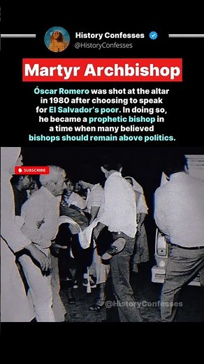 Óscar Romero Died for Speaking Out #history #story