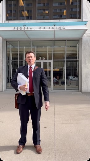 James Dickey was at the 8th Circuit Court this morning arguing Huizenga vs. ISD 11. | Upper Midwest Law Center
