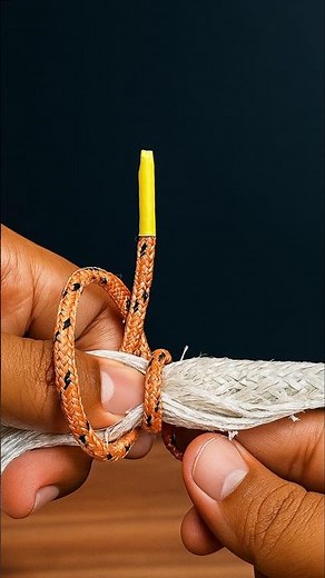 How to Tie a Perfect Corner Knot on a Tarp Super Easy Trick! #short