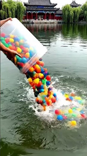 Rainbow Balls vs The Tornado Water! #satisfactory