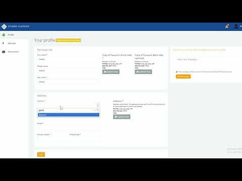 etana tutorials register