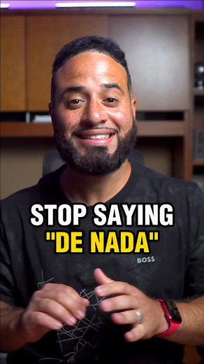 Stop always saying ‘de nada’ when you want to say ‘you’re welcome’ in Spanish 😅 #learnspanish | Speak Spanish Faster
