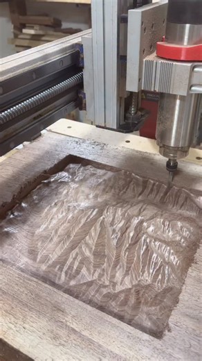 Mountain wall art created with the new Axiom 2x2 CNC. The latest addition to the shop — and the ideas are just getting started 🤙🏼 . . . . #wood #wooddesign #design #satisfying #cnc #art #woodart #mountains | BuiltbyBen Wood Co