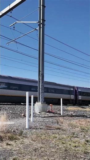 V/Line vlocity set VL6 at Webster St crossing before removal