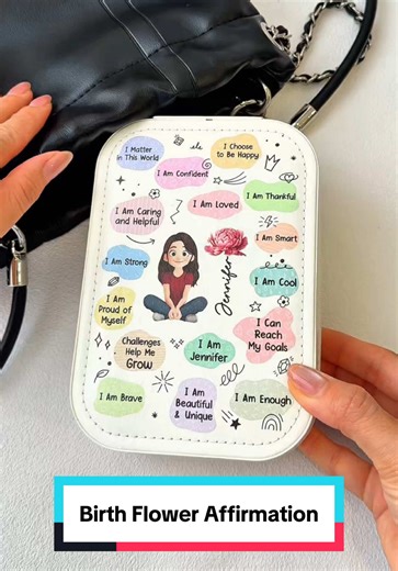 Boost your confidence, daily, with heartfelt affirmations while crafting the perfect look 👧💛 #macorner #makeupbox #familygift #positivevibes #selflove