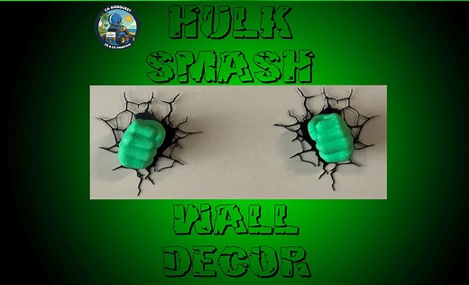 Hulk Fist Room Decor – Smash Through Wall Effect - Etsy