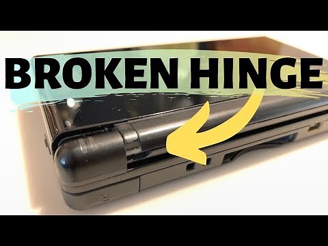 How to fix your Nintendo DS LITE broken Hinge, EASY REPAIR!!