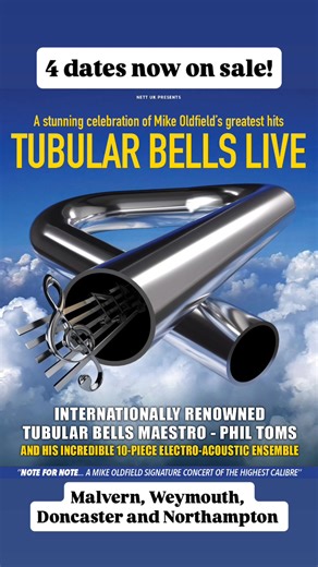 5.1K views · 82 reactions | https://www.tubularbellslive.com/tour | Tubular Bells Live | Facebook