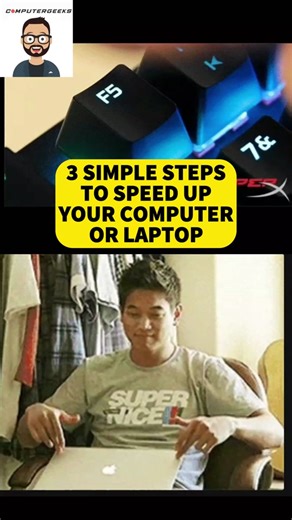 Speed Up Your Computer in 3 Easy Steps