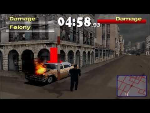 Driver 2 PS1: Find the Clue (Cheats used)