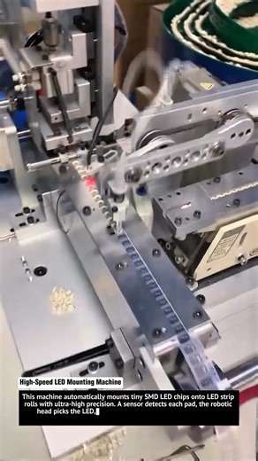 High-Speed LED Mounting Machine – Auto SMD LED Placement on LED Roll!
