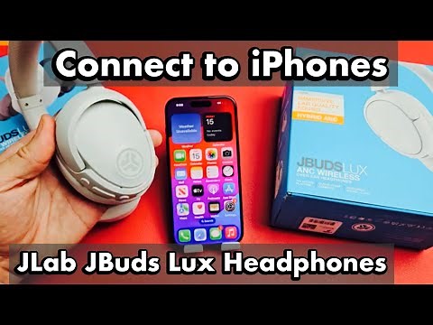 JLab JBuds Lux Headphones: Connect to iPhones