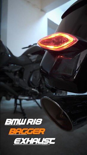 BMW R18 Bagger Stock Exhaust #bmwmotorrad #motorcyclelife #motorcycle