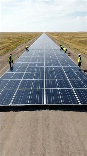 Broken Highway Turned Futuristic Smart Road #Shorts #SmartRoad #FutureTech