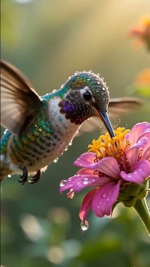 Hummingbird Slow Motion Feeding 🐦💨