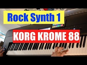 Korg Krome Rock Synth (Progressive Solo)