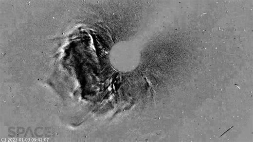 Significant coronal mass ejection detected from the Sun's farside by SOHO spacecraft