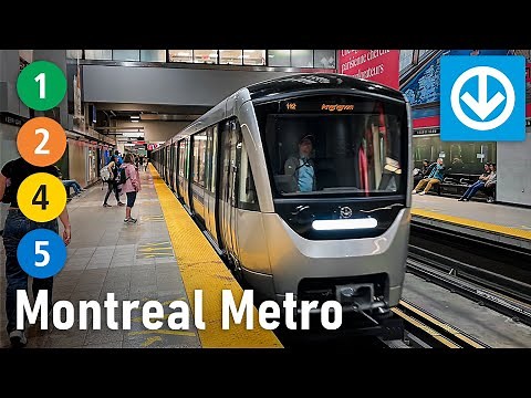 Montreal Metro All the Lines Compilation