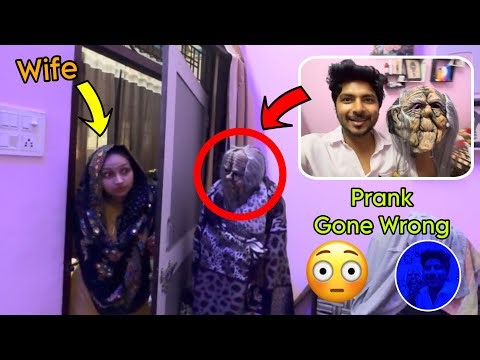 Ghost Prank on wife 🤣 Dar gayi || Ankush The vlog