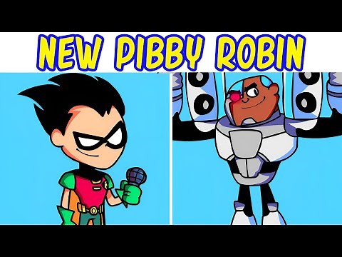 Friday Night Funkin' Vs Teen Titans Go | Pibby Robin | Cyborg | Pibby x FNF Mod