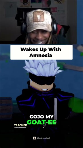 Waking Up in Jujutsu Tech Like This?! #shorts #roblox #animation