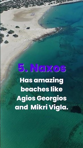 The BEST GREEK ISLANDS for beaches!