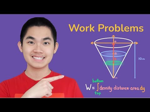 Calculate Work to Pump Water Out of Inverted Cone