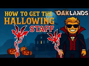How to Get the HALLOWING STAFF (Red Moon Staff) in Oaklands Roblox! (Halloween Event Guide)