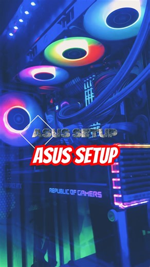 Asus setup ​⁠@asusrog ​⁠@ASUS #asus #rog #hardware #tech #pcsettings