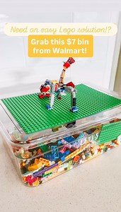 If LEGO pieces are taking over your house, this bin is your solution!! 🙌🏻 ‌ Check out these Lego bins I created to divide up each of my kiddos’ collections! I grabbed a $7 shoe bin, a few @lego base plates, some Gorilla Glue at Walmart! ❤️🧡💛💚💙 ‌ Shoe bin: https://mavely.app.link/Y13SnfUHtZb ‌ Lego base plate: https://mavely.app.link/e/rkr6cBCxGTb ‌ Gorilla glue: https://mavely.app.link/LsD3aK7aCZb ‌ ‌ Did you know you can cut a Lego base plate super easily with a box cutter? Just use other