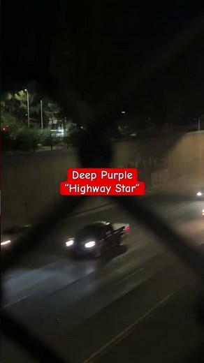 Deep Purple “Highway Star”, from their (1972) studio album released on Warner Brothers Records.