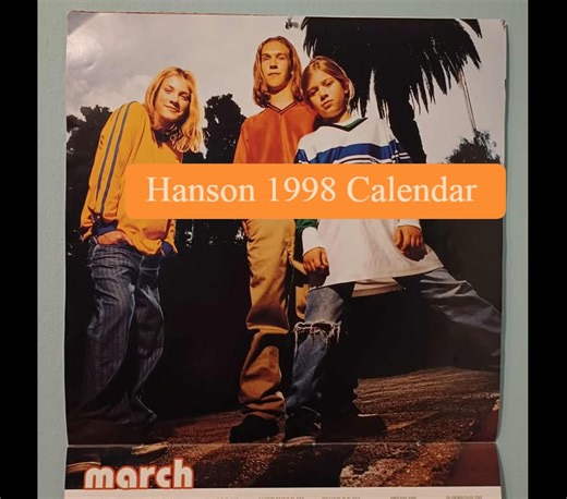 If you still have the Hanson 1998 calendar, you may still use it because it repeats in: 2026, 2037, 2043, and 2054. 😎 Huge thanks goes to Irene Waldorf for sharing these photos! 😍 #hanson | Hanson Philippines