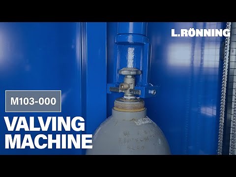 Valving Machine - To Remove And Insert Valves Into Gas Cylinders