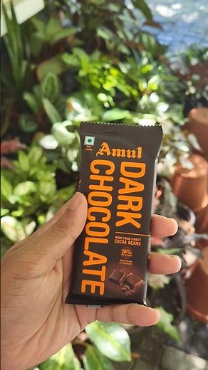 Reels 🍫 Amul (Since 1946 Indian) 🍫 Dark Chocolate 🍫 55% 🍫