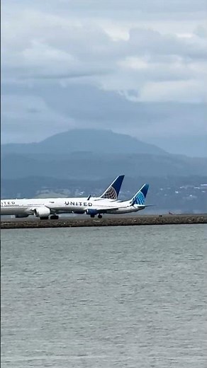 United Airlines 737￼ BUTTER Landing at SFO