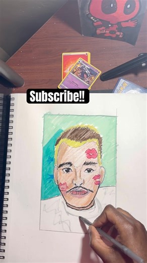 Key lime cake #art #viral #portraitpainting #drawingprocess #fyp #artist