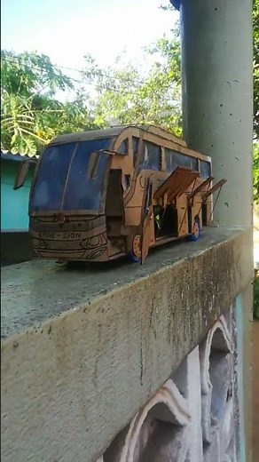 how to make bus with cardboard a bus made from cardboard by Desmond, please like this video