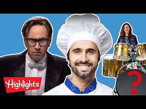 Who am I? Jobs for when I grow up! | Highlights Kids | Kids Videos