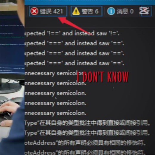 #coding #fun #experiment #error #programming #funny #nobatidao #viral #vscode