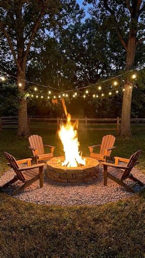 An $80 Fieldstone Fire Pit Built From a Bare Lawn Patch 🔥
