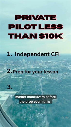 How to get your Pilot License under $10k (3 Steps) #aviation #pilot #aircraftmechanic #flywithmyotis