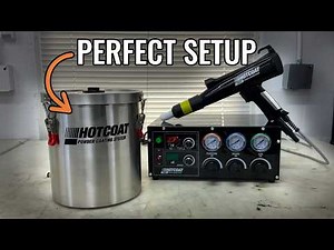 Dial in Your Powder Coating! - 100KV + 5lb Fluidizing Hopper Setup