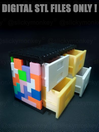 Desk Organizer Modular 3D Print STL - Tetris (digital Files Only!) Not Physical Item! - Etsy