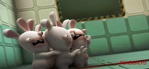 HD New RABBIDS INVASION   THE BLUE RABBID   18 3